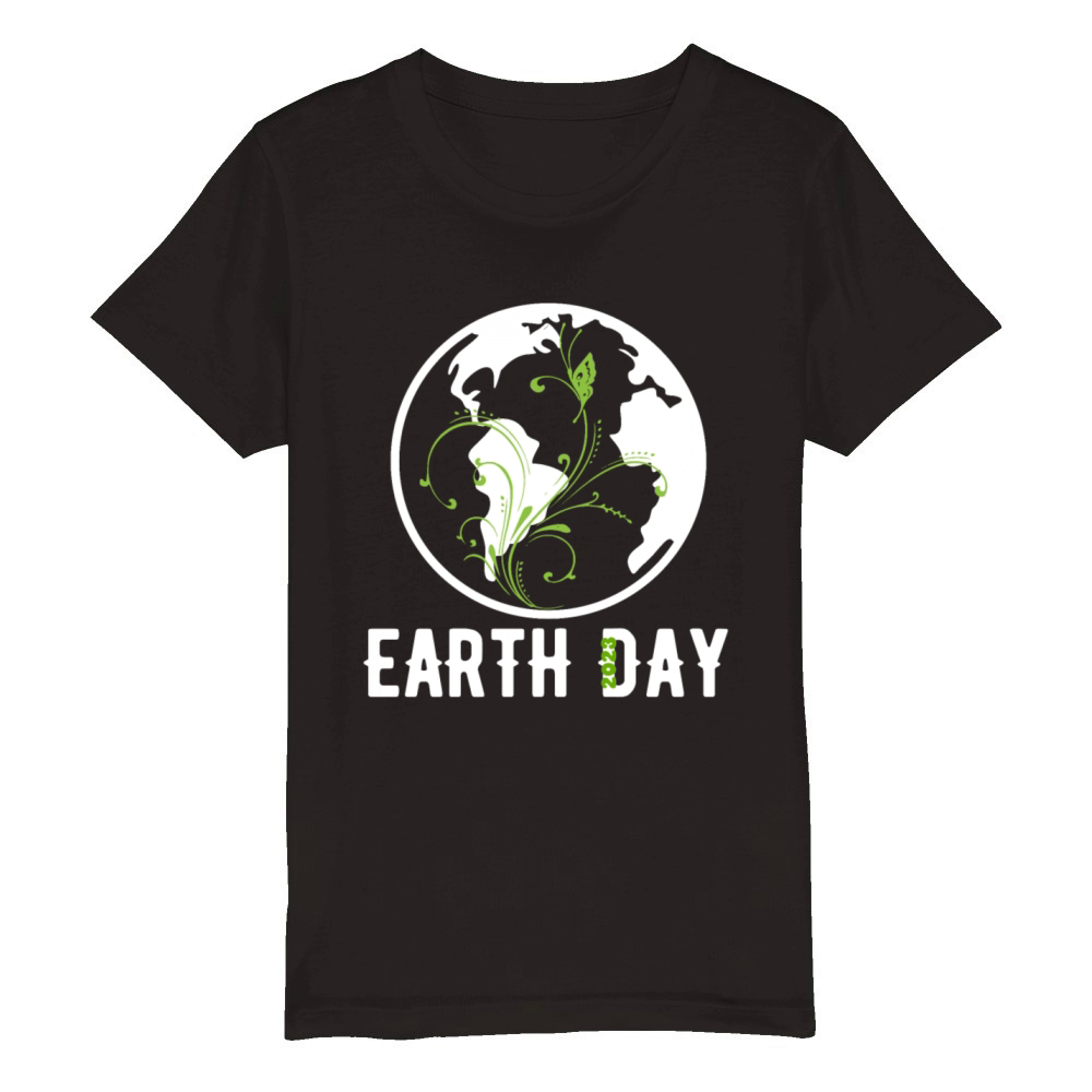 FUNNY EARTH WORLD NATURE DAY 2023 ENVIRONMENTAL Organic Kids Crewneck T-shirt