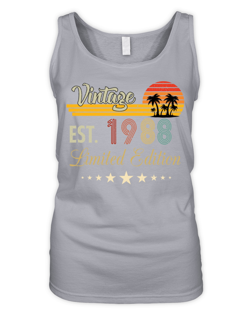 Vintage Est 1988 Limited Edition Birthday Organic Women's Tank Top