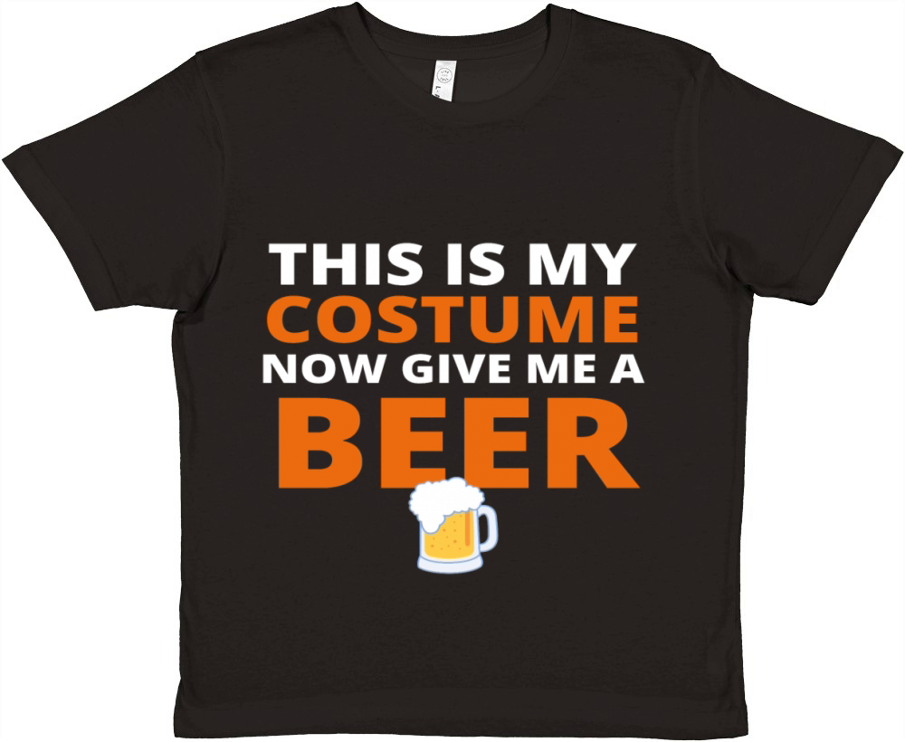 This is my Costume now give me a Beer Premium Kids Crewneck T-shirt
