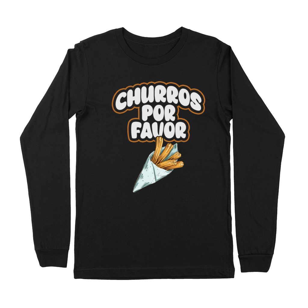 Churros Por Favor Vintage Mexican Churro Premium Long Sleeve