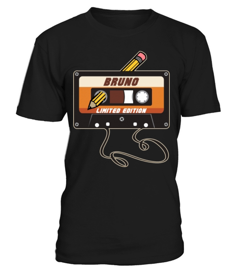Bruno Limited Edition Cassette Tape Vintage Style T-Shirt Unisex