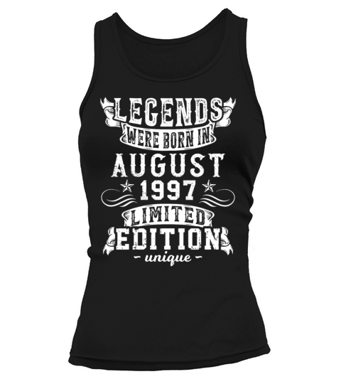 Birthday August 1997 Year Limited Edition Vintage Tank top Woman