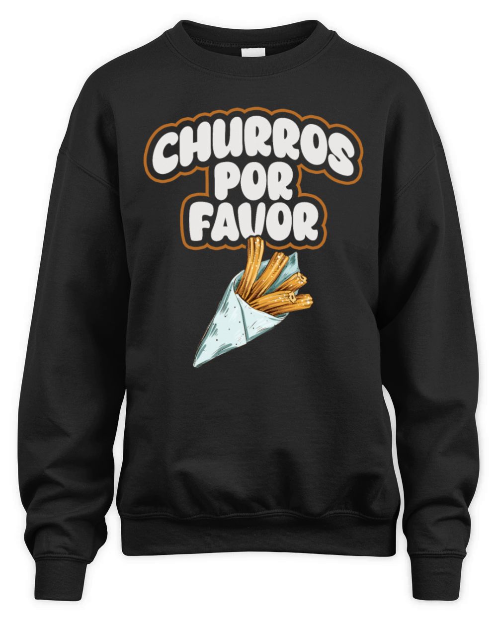 Churros Por Favor Vintage Mexican Churro Unisex Premium Crewneck Sweatshirt