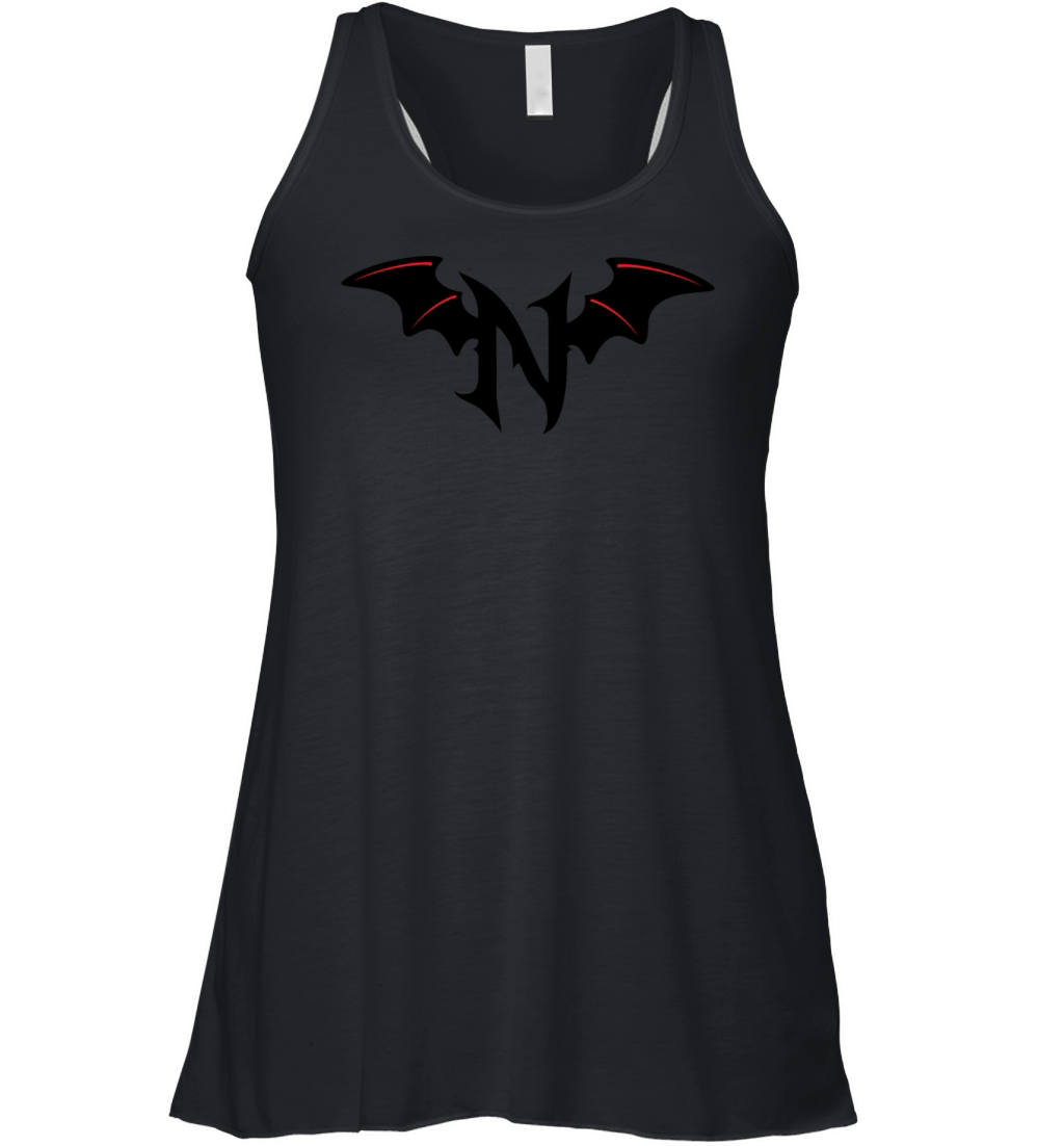 Letter n gothic bat Women's Flowy Tank Top
