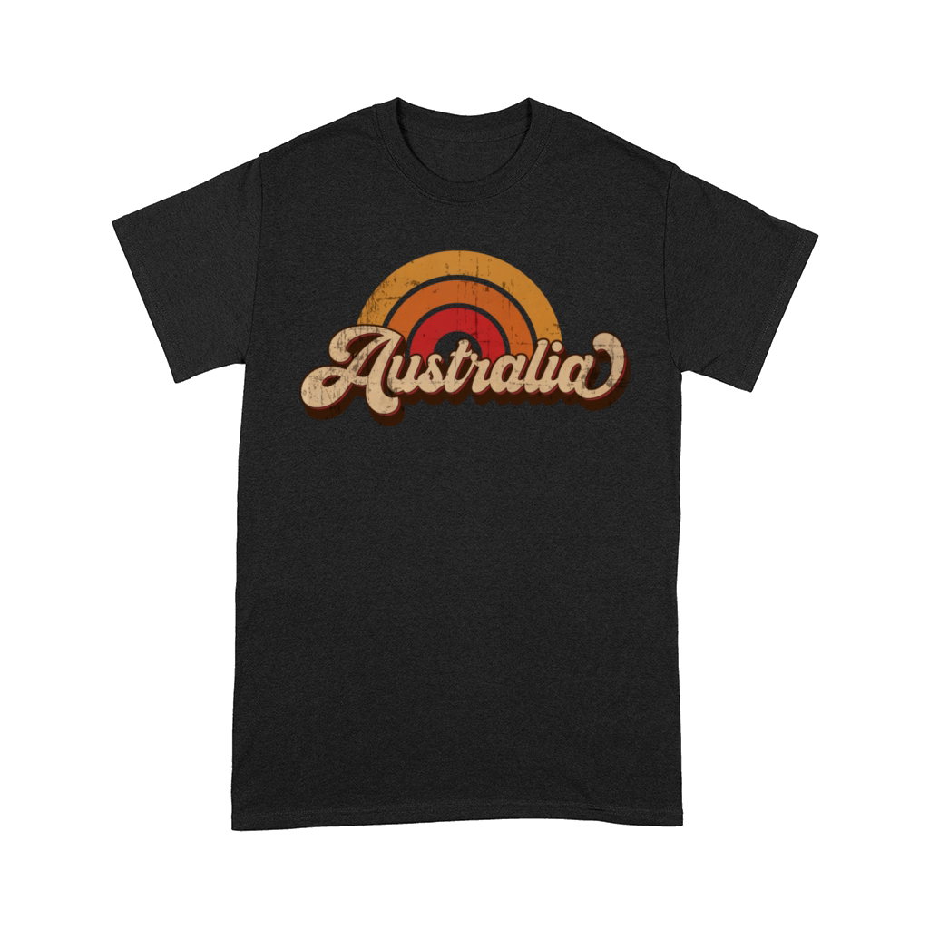 Australia Retro Vintage Rainbow Souvenir Comfort T-shirt