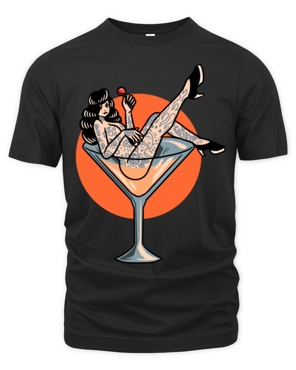 Tattooed Girl Tattoo Organic Unisex T-shirt