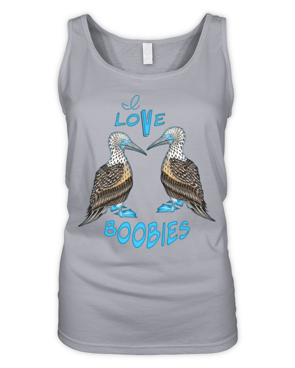 I Love Boobies Organic Women's Tank Top