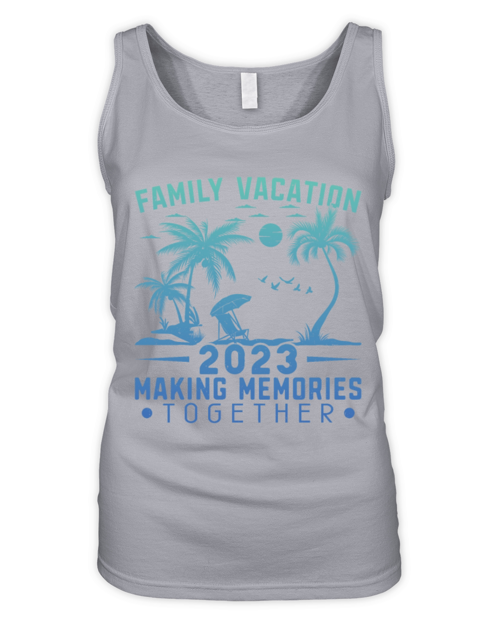 Summer Family Vacation Making Memories Organic Women's Tank Top