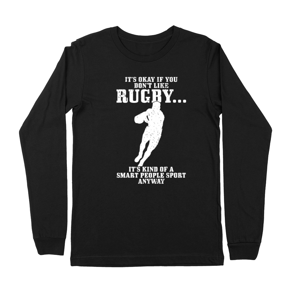 Rugby Smart People Sport Funny Rugby Playerretrosa Premium Long Sleeve