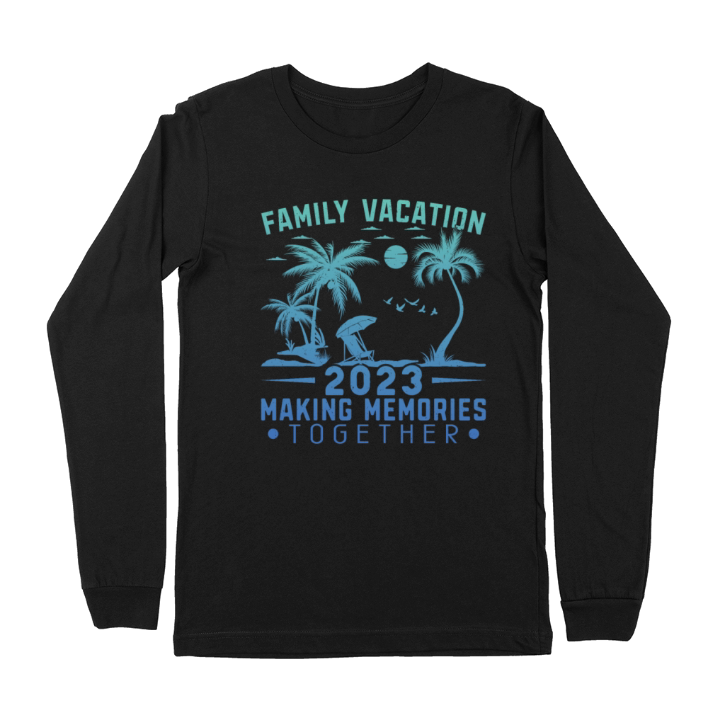 Summer Family Vacation Making Memories Premium Long Sleeve