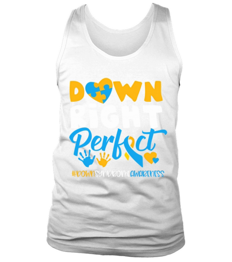 National Down Syndrome Awareness Down Right Tank Top Unisex