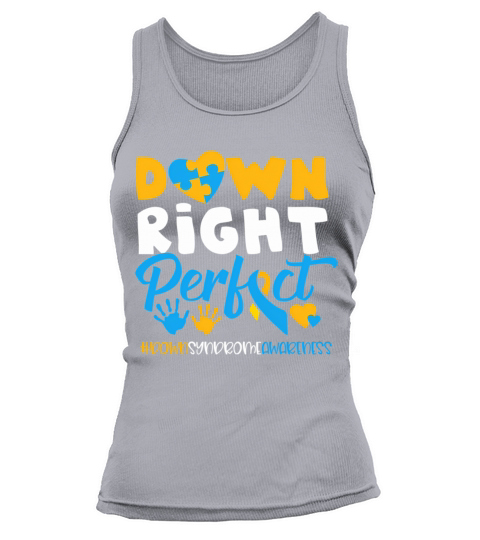National Down Syndrome Awareness Down Right Tank top Woman
