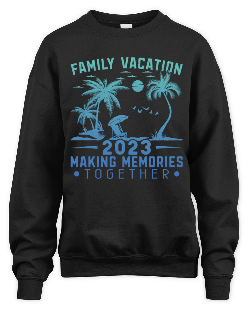 Summer Family Vacation Making Memories Unisex Premium Crewneck Sweatshirt