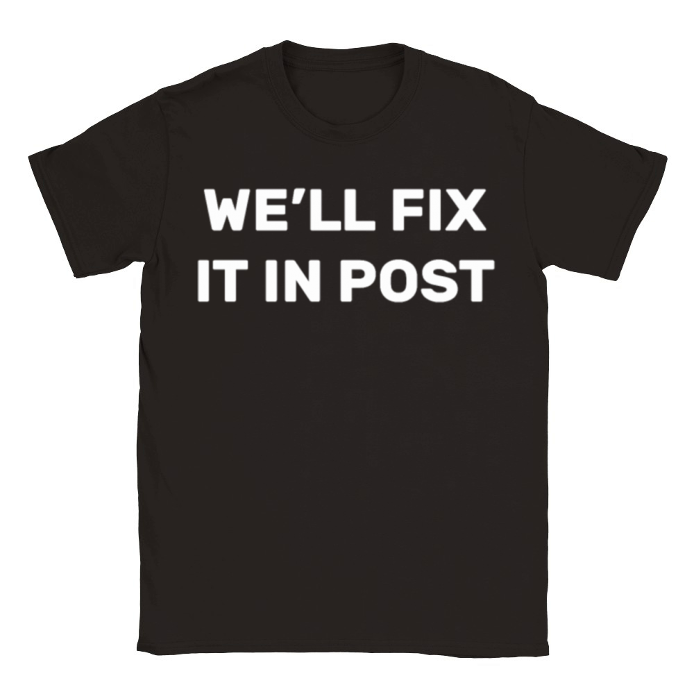 Cinematographer Well Fix It In Post Movie Editing Classic Kids Crewneck T-shirt