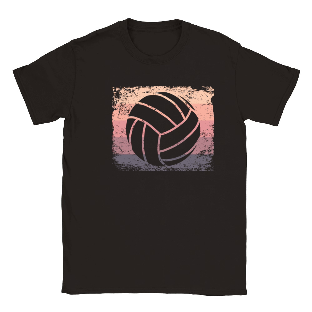 Volleyball Player Retro Beach Volleyball Classic Kids Crewneck T-shirt