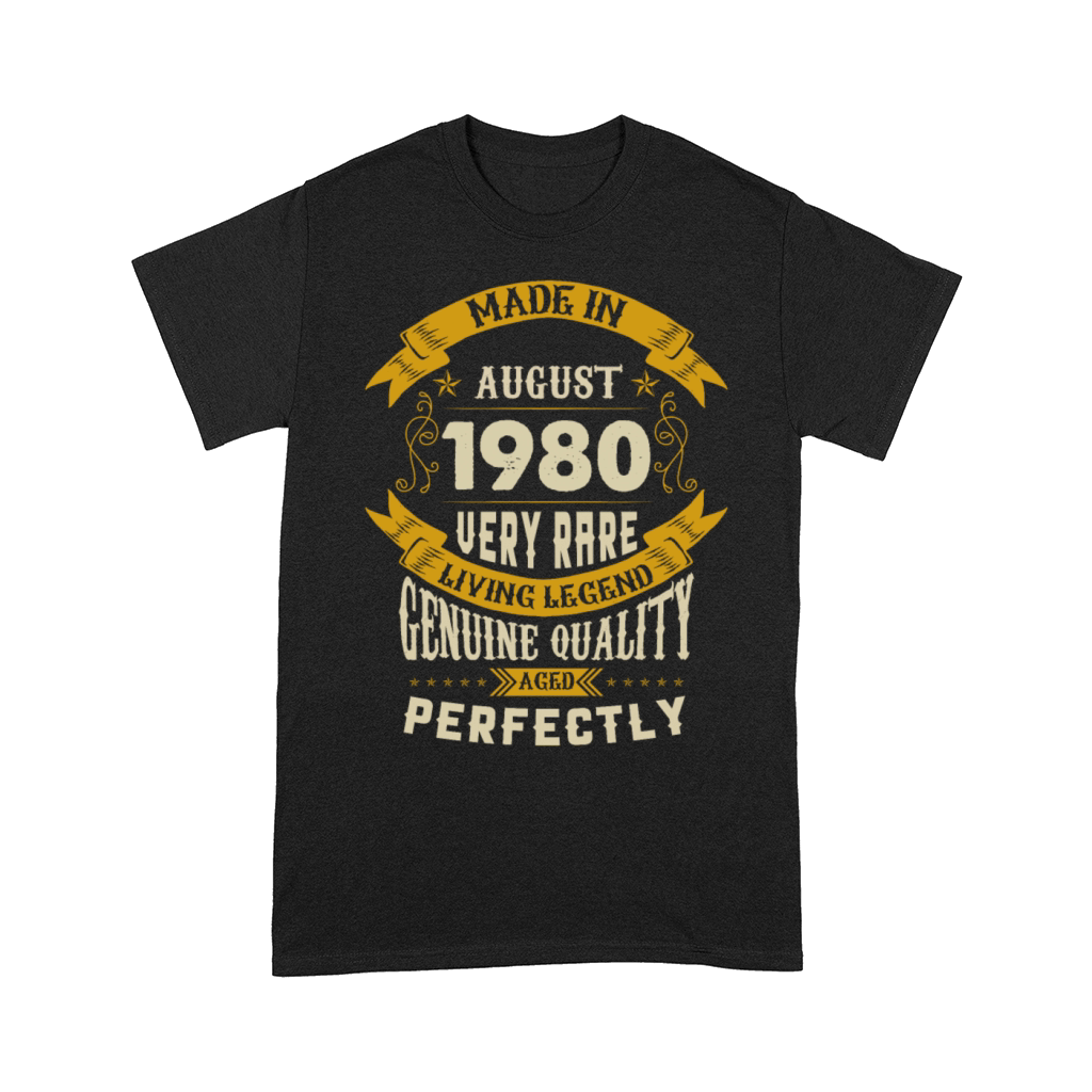 August 1980 Vintage Birthday Present Comfort T-shirt
