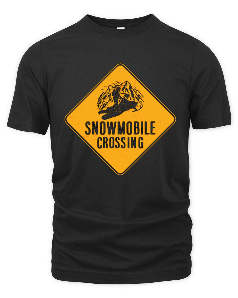 Snowmobile Racing Snowmobile Crossing Motorsport Organic Unisex T-shirt
