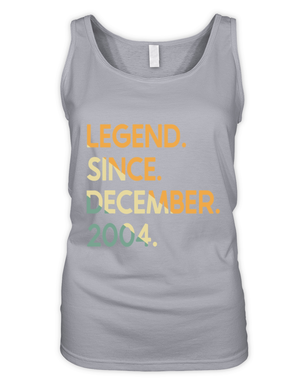 18 Years Vintage Legend Since December 2004 18th B Organic Women's Tank Top