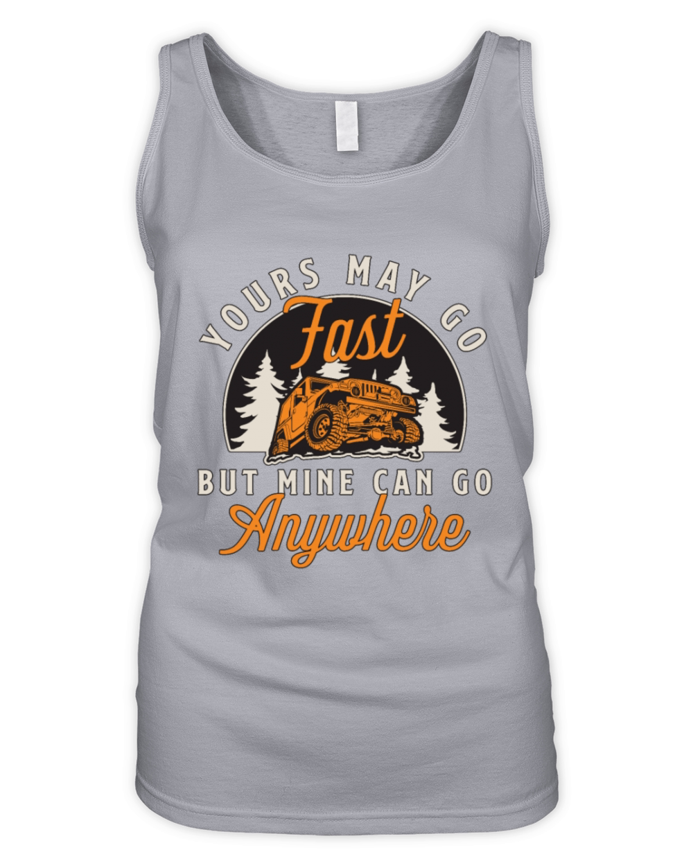 Off-Road Racing Yours May Go Fast Loves Motocross Organic Women's Tank Top