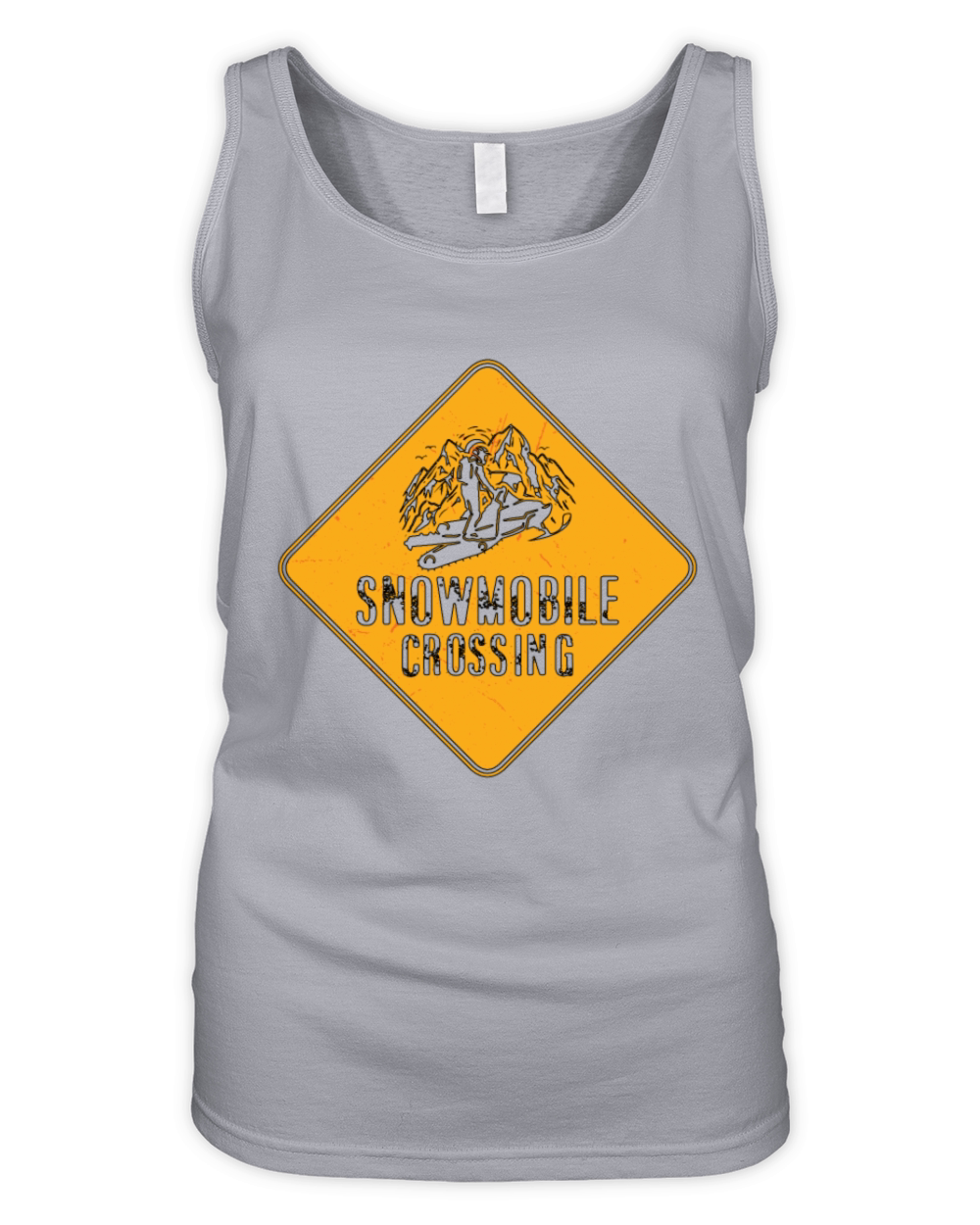 Snowmobile Racing Snowmobile Crossing Motorsport Organic Women's Tank Top