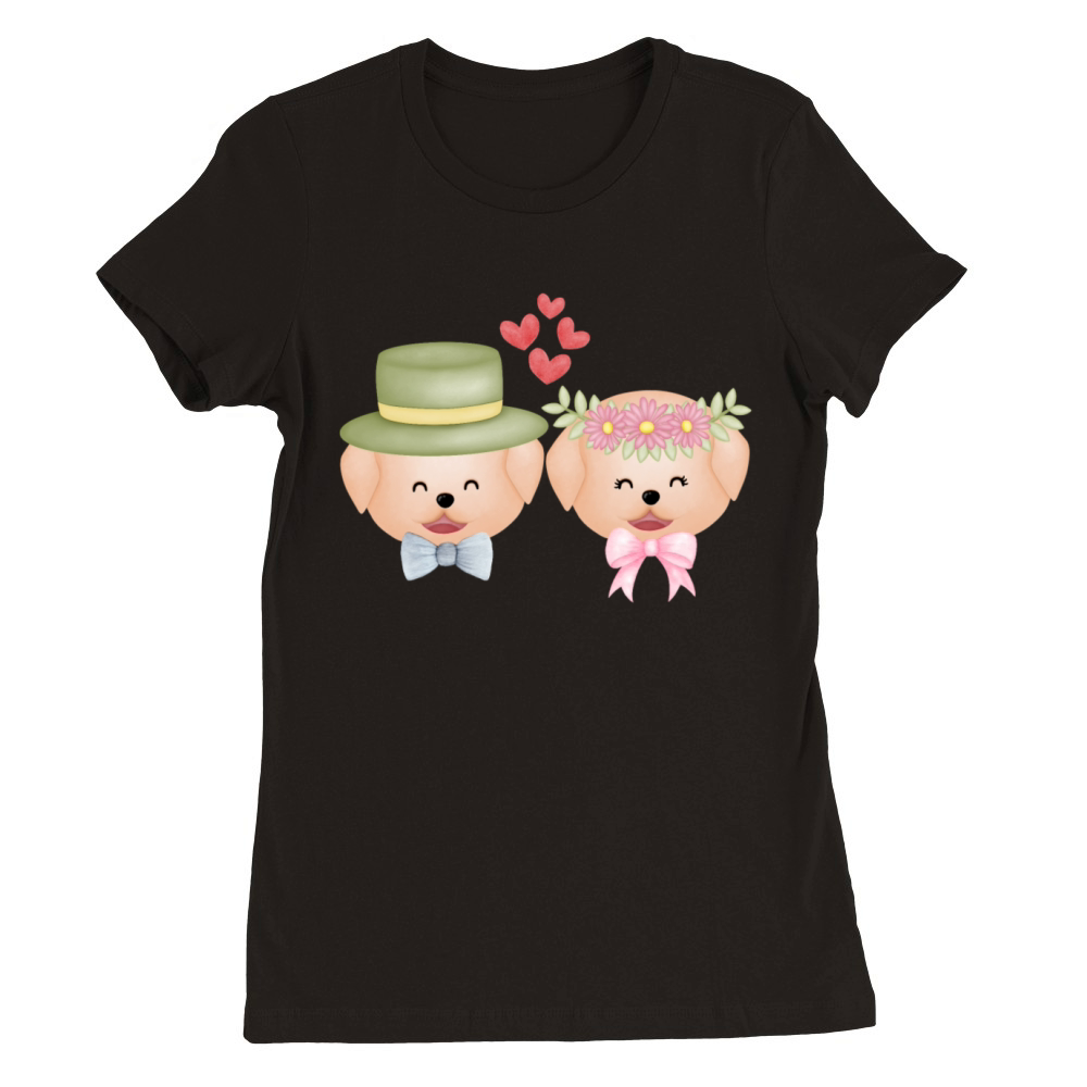 Dog Lovers Premium Womens Crewneck T-shirt