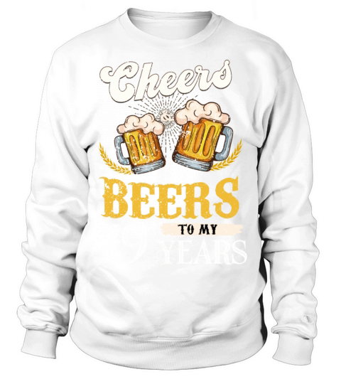 Vintage Cheers And Beers To My 79 Years Birthday Sweatshirt Unisex