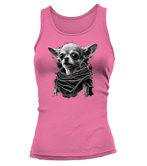Chihuahua Halloween Costume - Scary Pumpkin Witch Tank top Woman