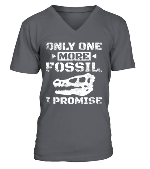 One more fossil Dinosaur Paleontologist V-Neck T-shirt