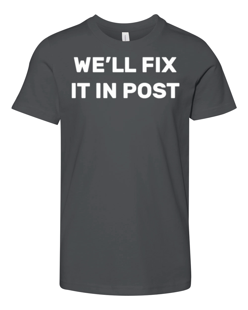 Cinematographer Well Fix It In Post Movie Editing Youth Unisex Jersey Tee