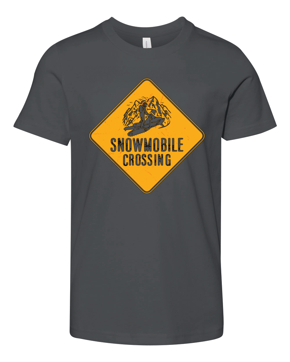 Snowmobile Racing Snowmobile Crossing Motorsport Youth Unisex Jersey Tee