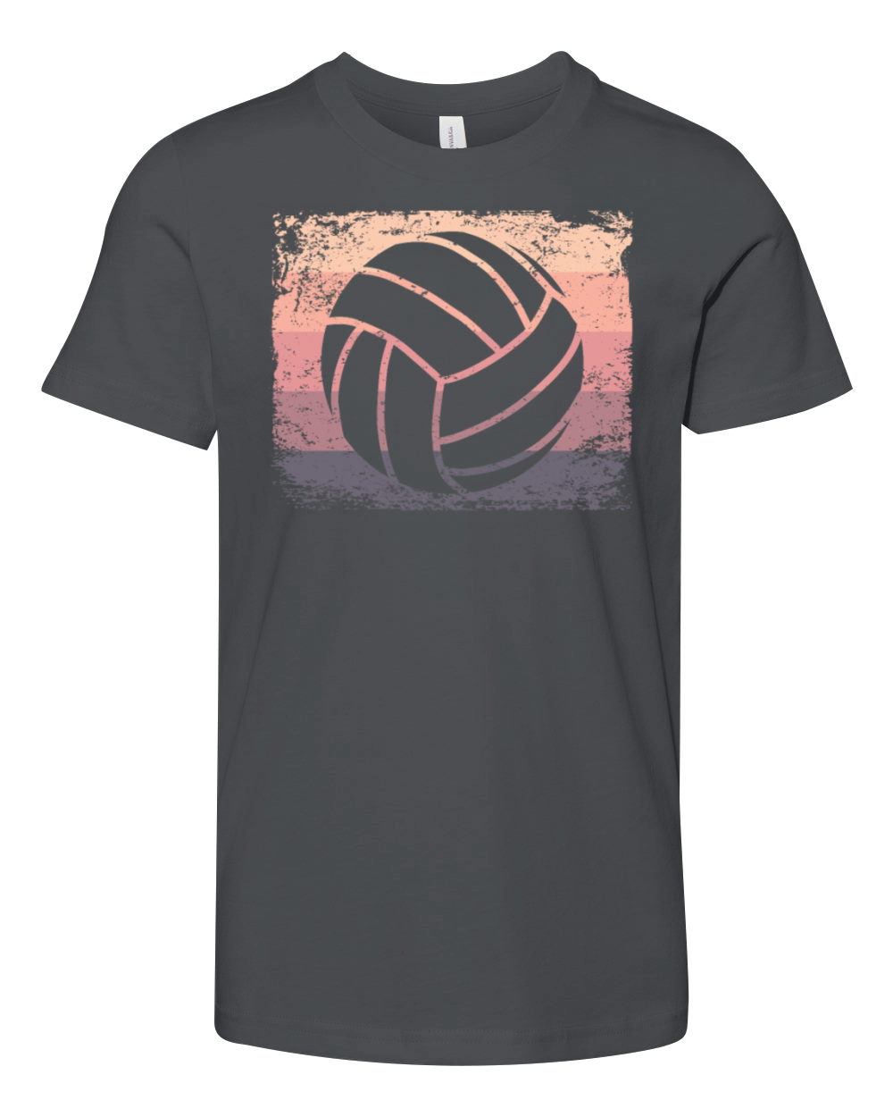 Volleyball Player Retro Beach Volleyball Youth Unisex Jersey Tee