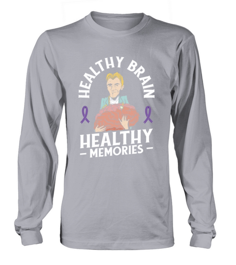 Alzheimers Awareness Brain Doctors Health Long sleeved Unisex