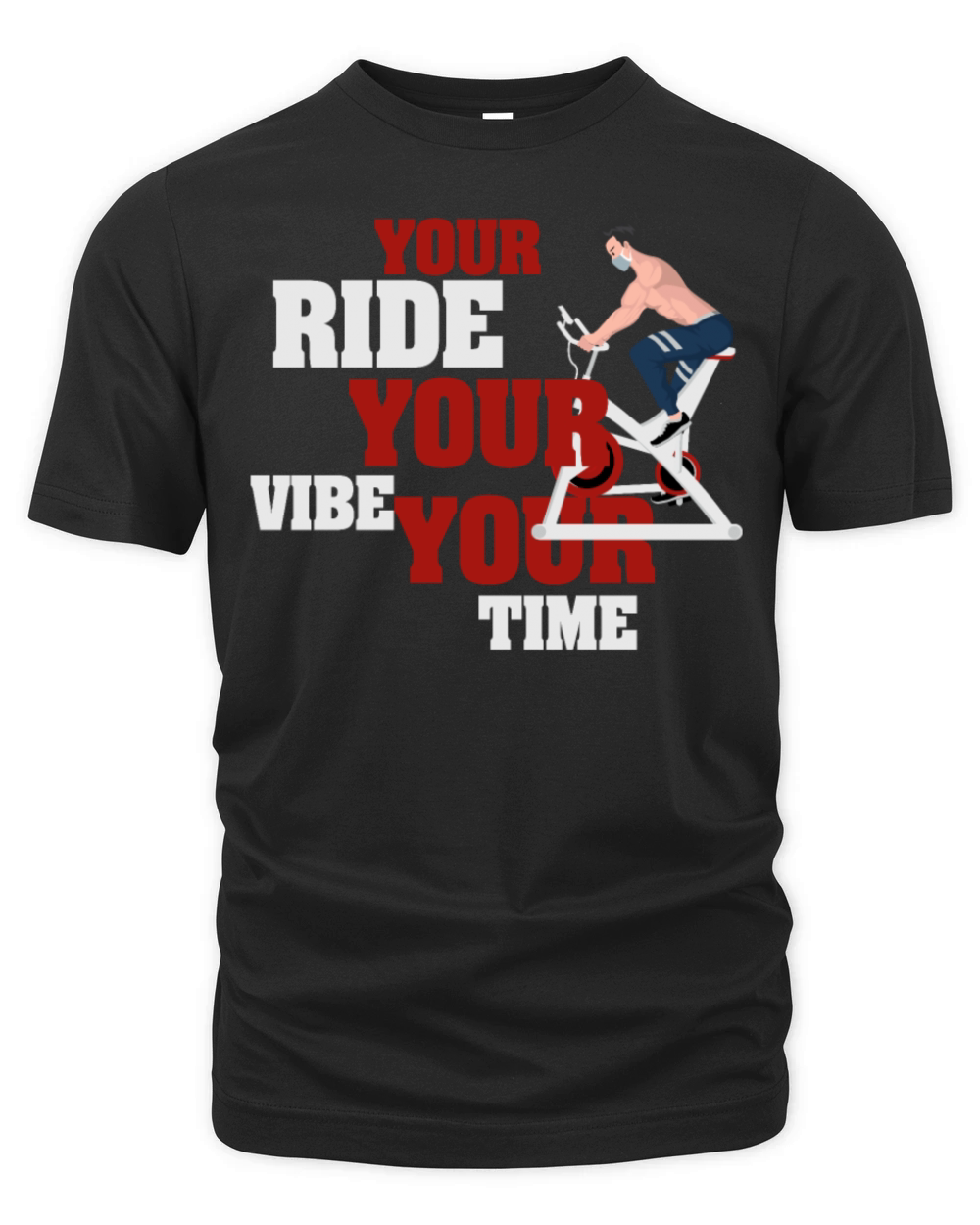 Your Ride Your Vibe Your Time Spinning Organic Unisex T-shirt