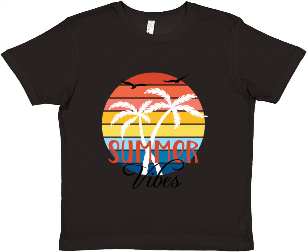 Summer Vibes T-Shirt Premium Kids Crewneck T-shirt