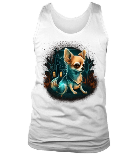 Chihuahua Halloween Costume - Scary Pumpkin Witch Tank Top Unisex