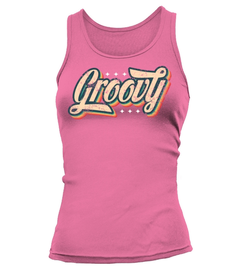 Groovy Look Slang A 70S Or 80S Tank top Woman