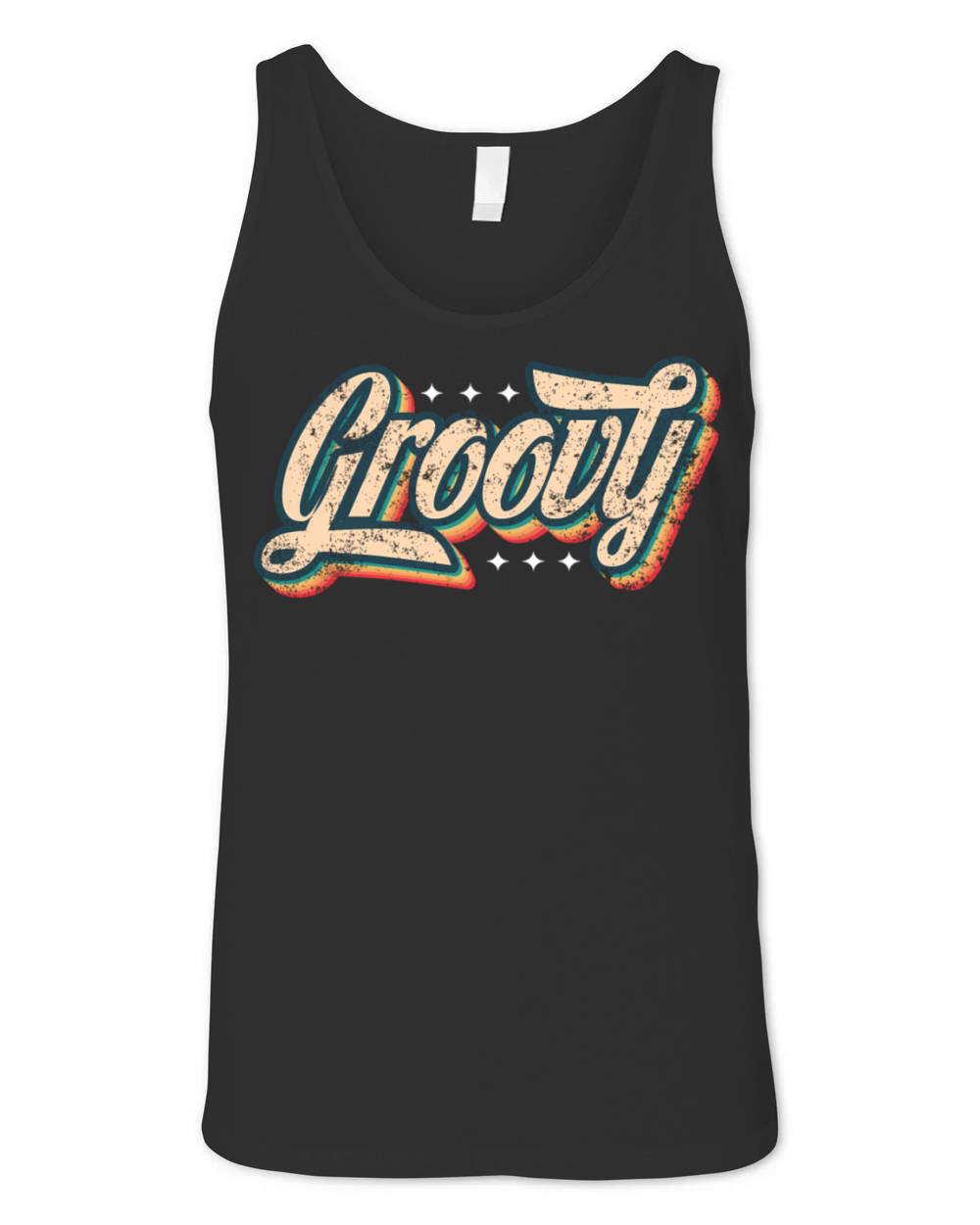 Groovy Look Slang A 70S Or 80S Unisex Jersey Tank