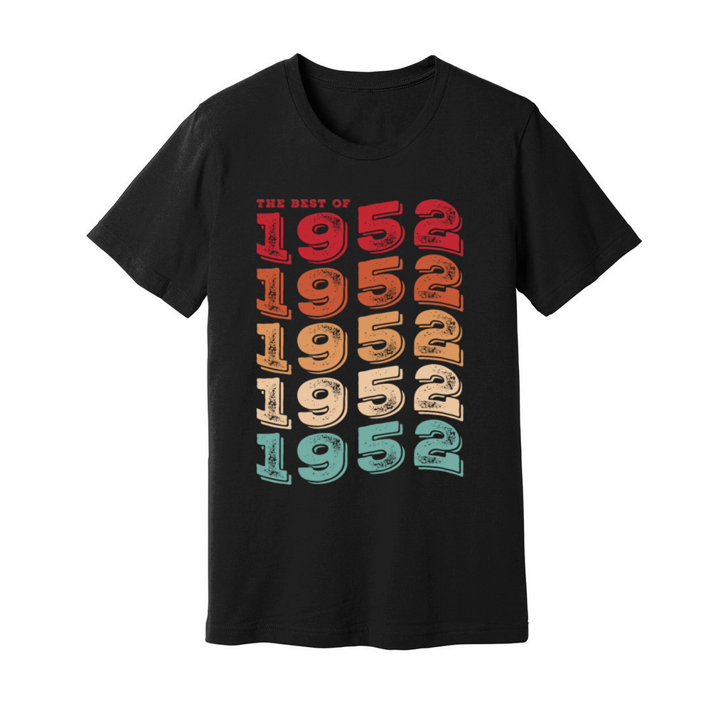 Vintage 1952 Gifts Legend for 71 Years Old - 71st Unisex Jersey Tee