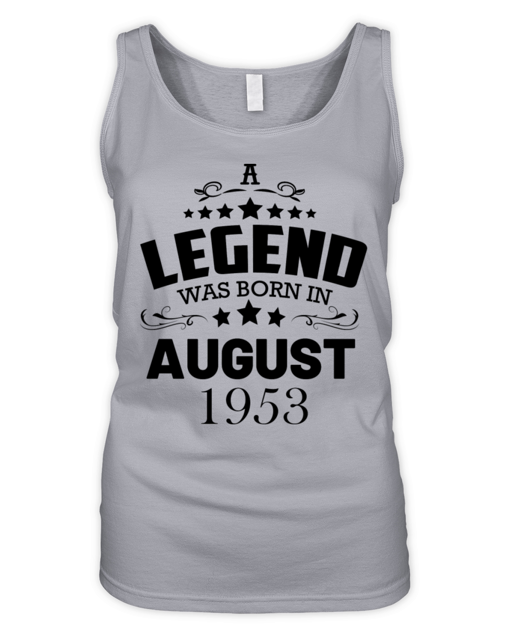 A legend was born in August 1953 Organic Women's Tank Top