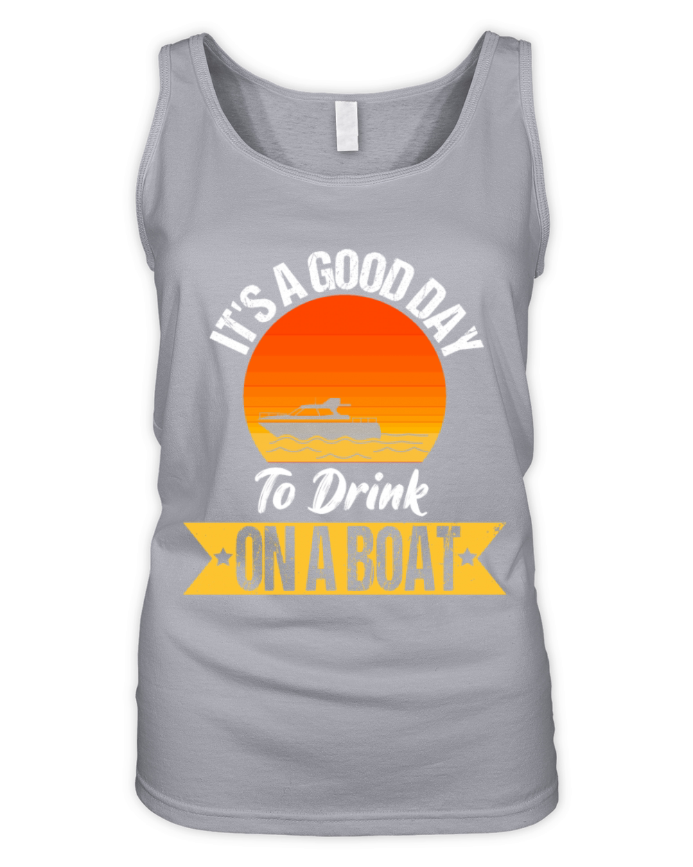 Its a Good Day To Drink On A Boat 4th of July Organic Women's Tank Top