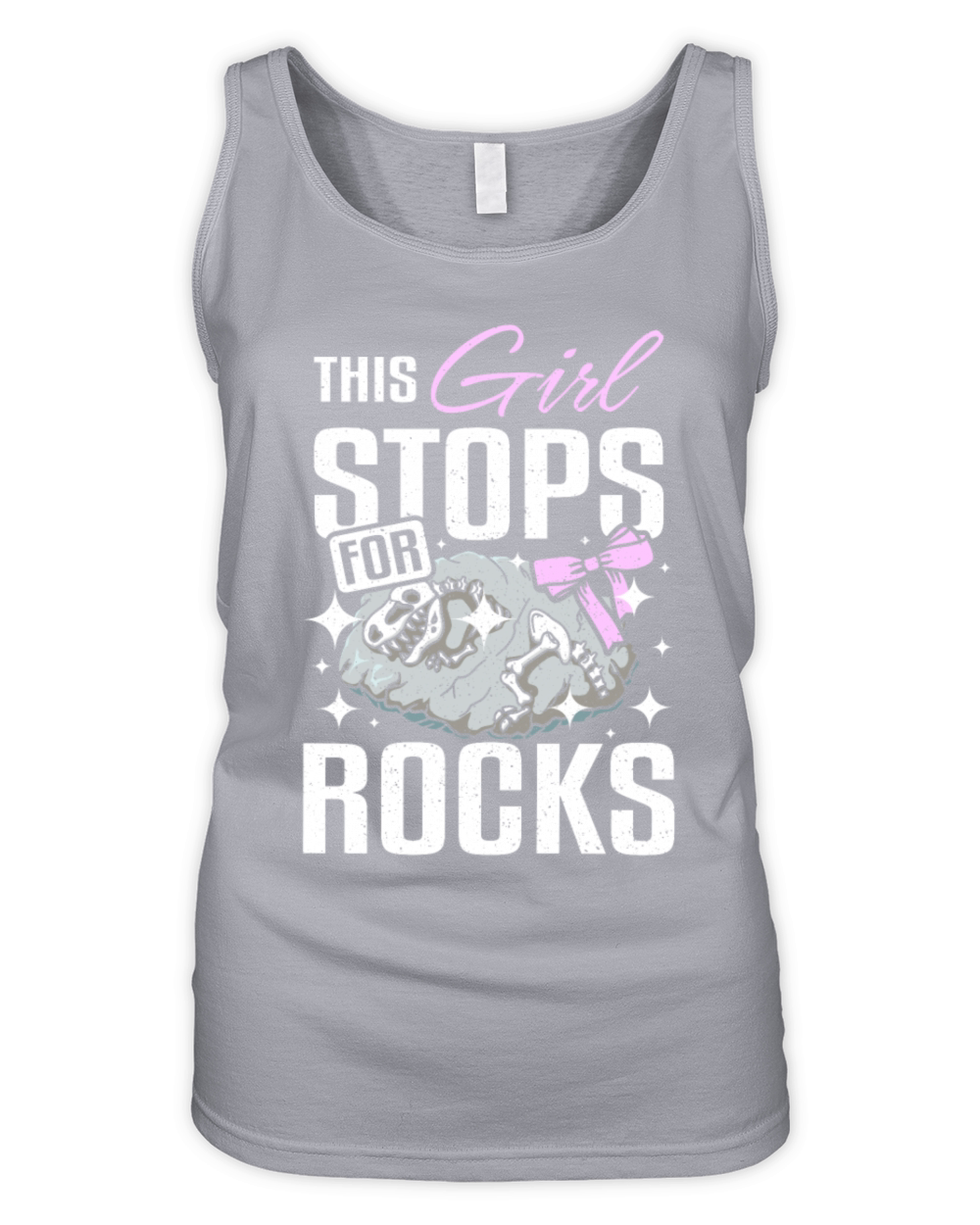 This girl stops for rocks fossil hunting Organic Women's Tank Top