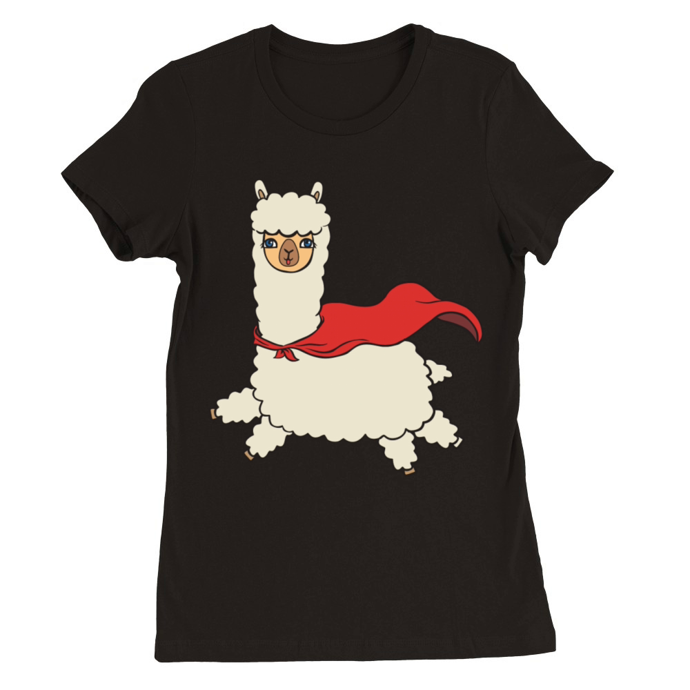 Super Alpaca Premium Womens Crewneck T-shirt