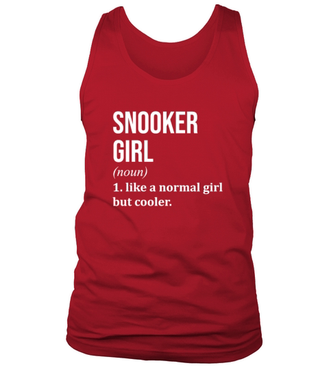 Snooker Girl Funny Quote Tank Top Unisex