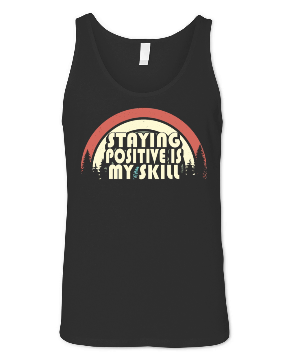 Staying Positive Is My Skill Unisex Jersey Tank