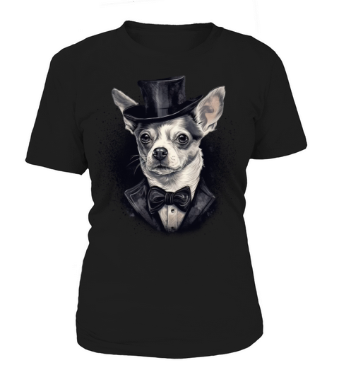 Chihuahua - France Red Wine French Gentleman Funny Women's T-Shirt
