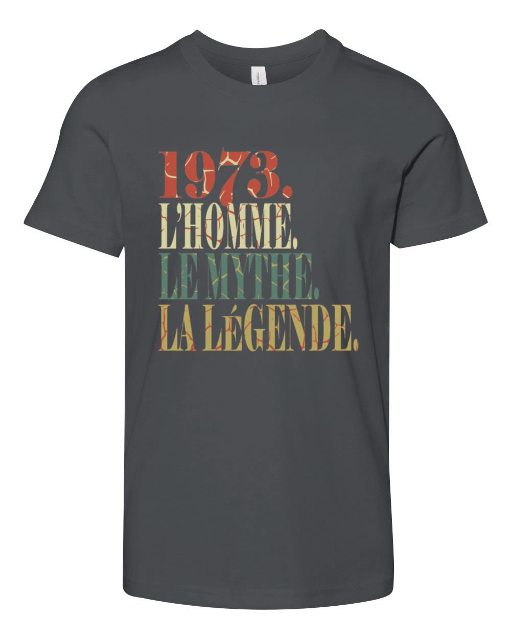 Original 1973 vintage retro birthday Youth Unisex Jersey Tee