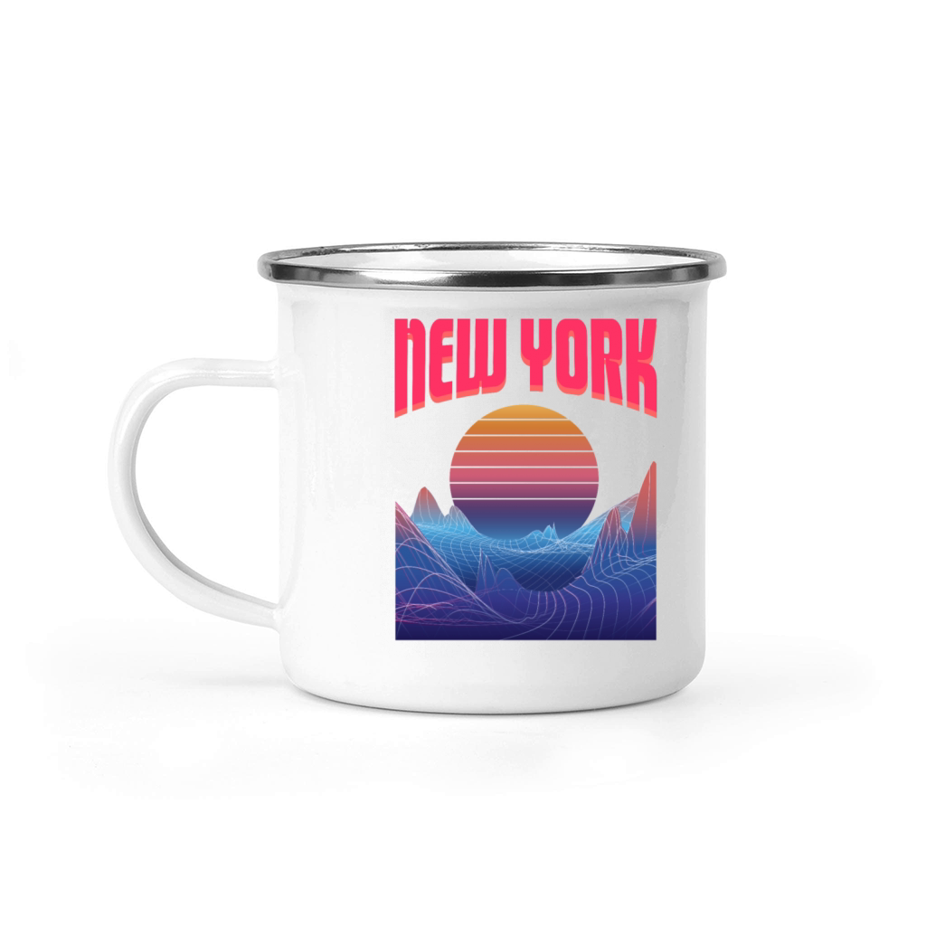 New York Usa Staate Camping Mug