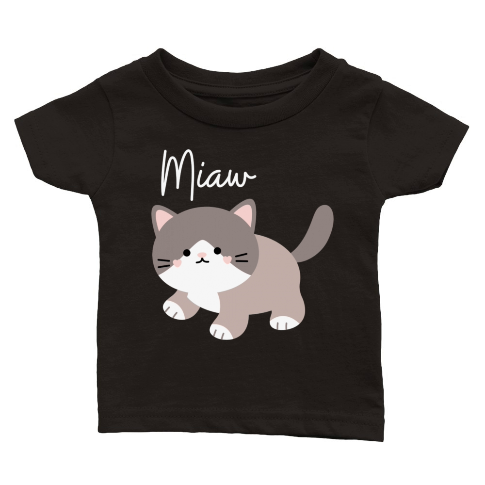 Cat miaw lovers Classic Baby Crewneck T-shirt