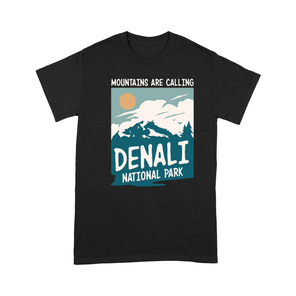 Alaska Denali National Park Retro Vintage Design Premium T-shirt