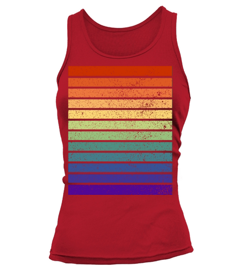 Vintage Distressed Gay Pride Colors Tank top Woman